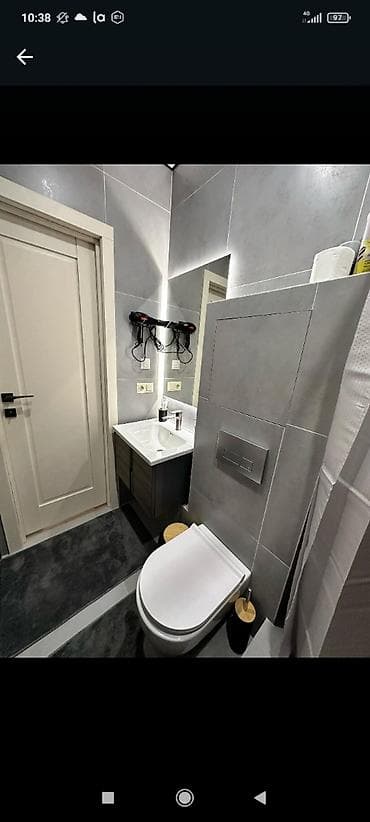 квартира в бишкеке снять на сутки: 1 комната, Душевая кабина, Постельное белье, Кондиционер — 6