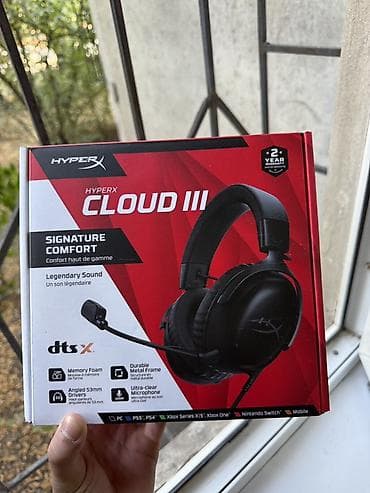 hyper x claud: Игровая гарнитура HyperX Cloud III Ключевые особенности: - Фирменный — 1