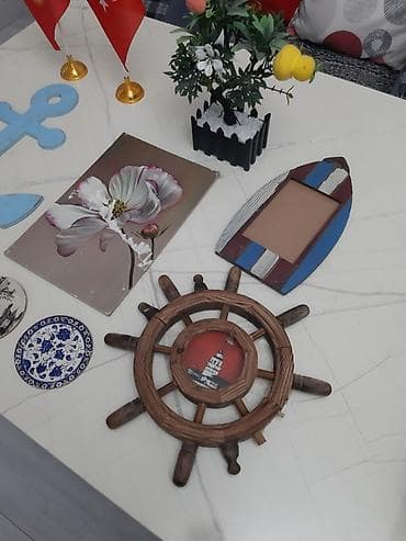 одежда игра в кальмара: Набор декоративных предметов для интерьера в морско-цветочной — 1