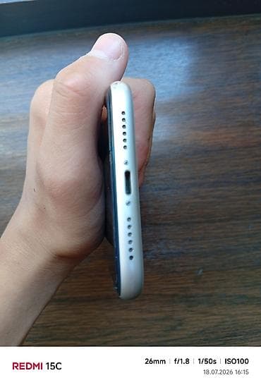 IPhone 11, Колдонулган, 128 ГБ, White Titanium, Каптама, 94 % — 2