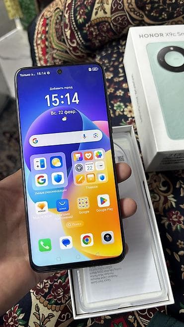 Honor X9c, Новый, 256 ГБ, цвет - Черный, 2 SIM