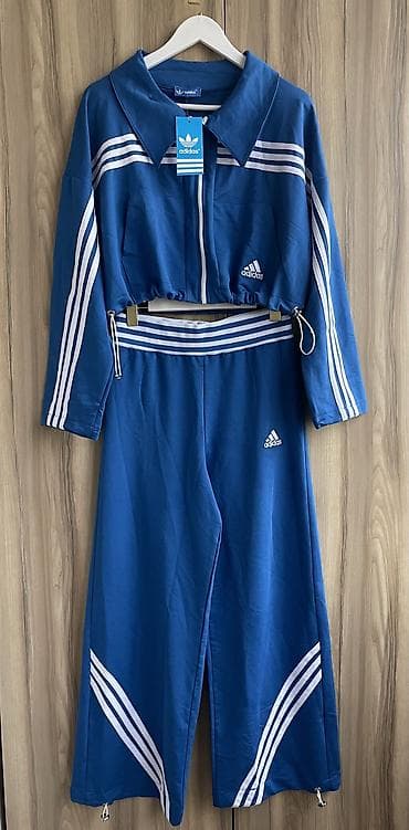 белый спортивный: Спортивный костюм, Толстовка, Штаны, Турция, На молнии, L — 9