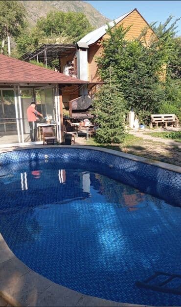 дачный дом бишкек: 150 м², 6 комнат, Теплый пол, Балкон застеклен, Лоджия — 5