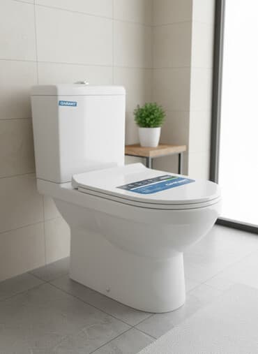 уличный туалет: Унитаз Напольный, Материал: Фарфор — 1