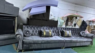 купить кожаный диван бу: Диван "Честер" продаю диван размер 4 метра — 4