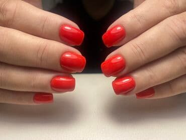 кресло барбер: Маникюр с укреплением всего за 800 сом адрес : Жибек Жолу 195А — 4