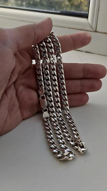 Личные вещи: Серебряная цепь Плетение "Куба" Делаю на Заказ Серебряные изделия — 3