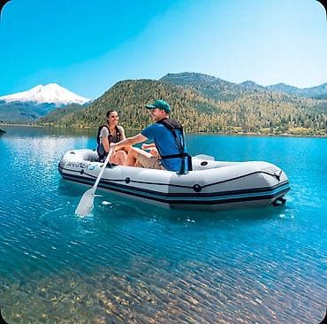 три рыбака: Надувная лодка Intex Mariner 3 Set 68373 Купить в Бишкеке — ПВХ лодка — 10