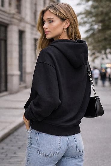 зип худи оверсайз бишкек: Худи, На флисе, Оверсайз, Новый, Стандарт — 5