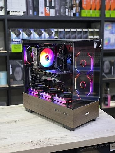 стойка для видеокарты: Компьютер, ядер - 6, ОЗУ 16 ГБ, Игровой, Новый, Intel Core i5, NVIDIA GeForce RTX 3070, NVMe — 2