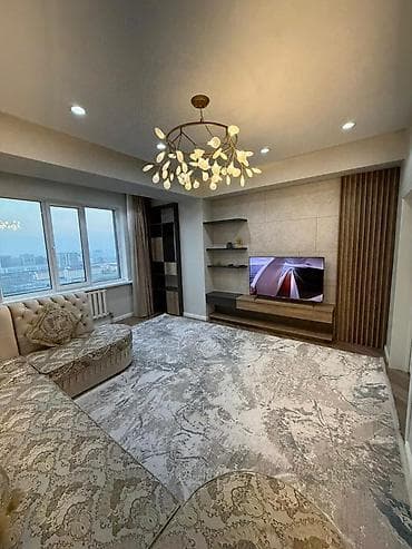 3 комнаты, 100 м², Джал мкр (в т.ч. Верхний, Нижний, Средний) Элитка, 13 этаж, Дизайнерский ремонт — 2