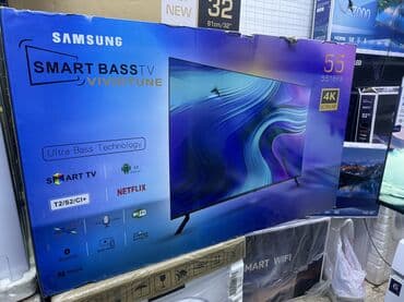 Телик Телевизоры Samsung Android 13 с голосовым управлением, 55 at lalafo.kg Телик Телевизоры Samsung Android 13 с голосовым управлением, 55