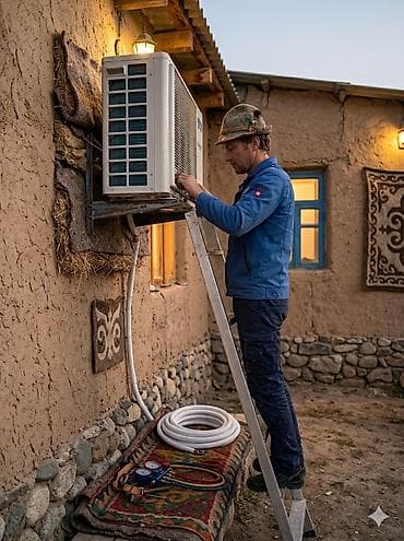 ош установка кондиционеров: Установка кондиционерт. заправка,Чистка кондиционеров по Бишкеку. 🔧 — 7