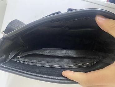 Другие комплектующие: Барсетка Coach - Цвет: черный, комбинированная фактура — гладкая — 3