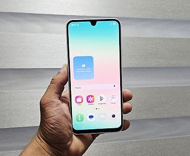 Samsung Galaxy A26, Б/у, 128 ГБ, цвет - Белый, 1 SIM, 2 SIM