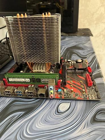Материнская плата для ПК, Б/у, Huananzhi, LGA2011 v3, Mini-ATX