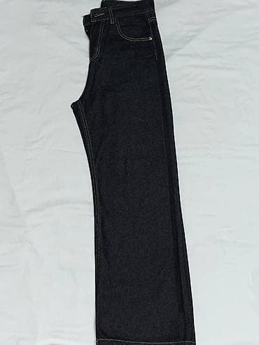 джинсы клеш: Джинсы из плотного черного денима на рост 175< - Классическая — 3