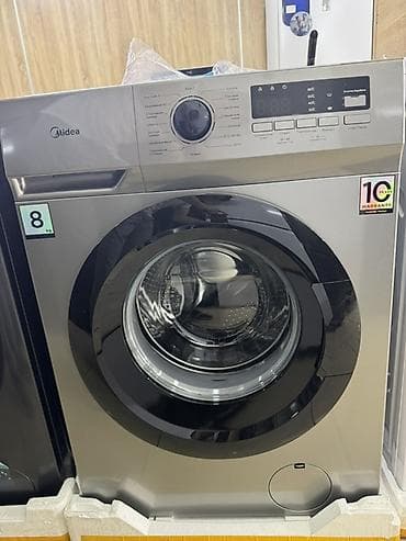 Бытовая техника: Стиральная машина Midea, фронтальная загрузка. В рассрочку по 5500 на — 1
