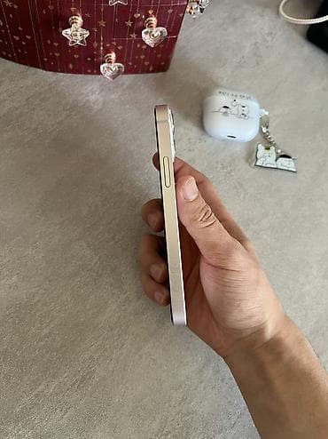 зарядка на iphone: IPhone 13 mini, Б/у, 128 ГБ, Розовый, Защитное стекло, Кабель, 77 % — 7