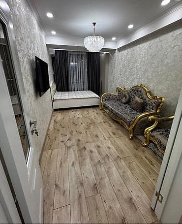 Кыймылсыз мүлк: 2 бөлмө, 70 м², Асанбай мкр 3 кабат, Дизайнердик оңдоо — 2