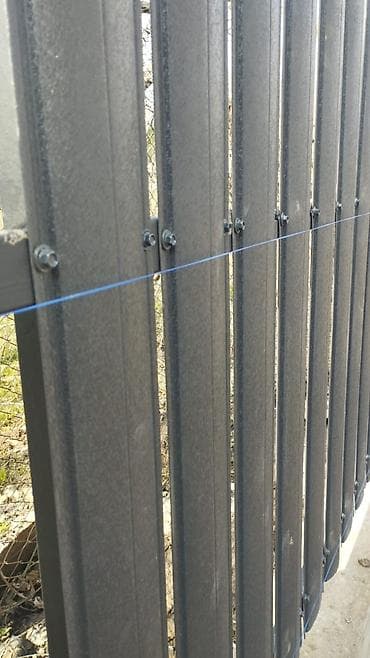 ножницы для резки металла: Металлические штакетники, Установка — 8