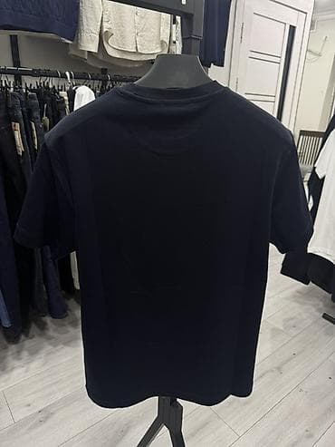 Эркектер кийими: Эркектердин футболкасы, S, M, L, Жаңы, түсү - Көк, Өзү алып кетүү — 3