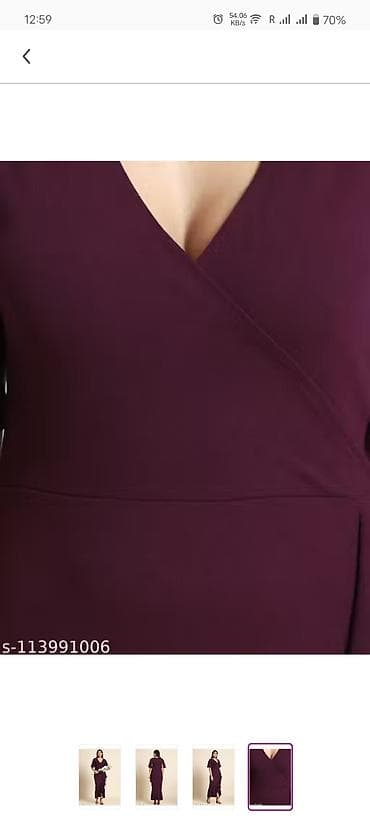 armani code: Вечернее платье, Коктейльное, Трикотаж, С рукавами, XL — 4