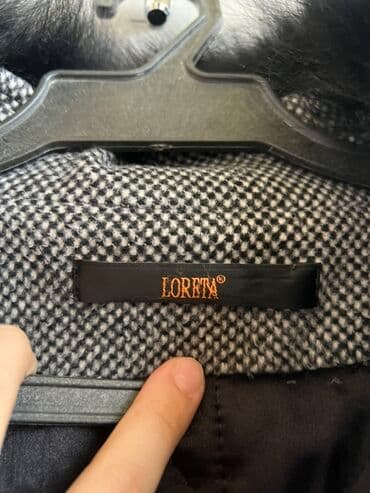 женский кошелек: Элегантное женское пальто LORETA. - Цвет: серо-черная «елочка». - — 2