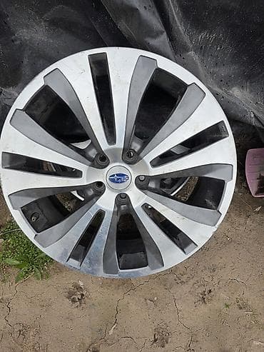 Литые Диски R 17 Subaru, Пара, отверстий - 5, Б/у