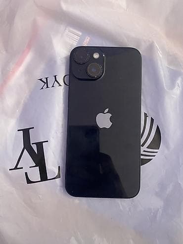 IPhone 14, Б/у, 128 ГБ, Черный, Защитное стекло, 78 %