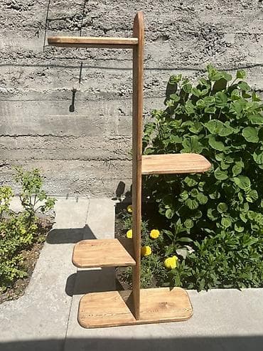 держатель для цветов: Полка, этажерка для цветов, Новый, Дерево, Самовывоз, Платная доставка — 1