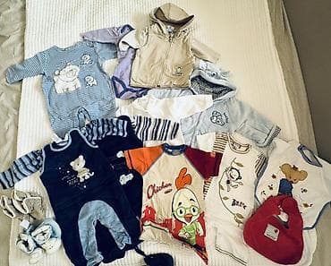 Детская одежда и обувь: Комплект, цвет - Голубой — 1