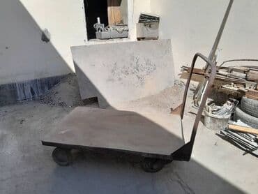 столярные инструменты: Садово-строительная тачка и тележка, Стальная, Четырехколесная — 3