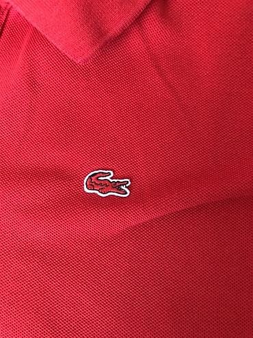 одежда обмен: Поло Lacoste, УниОригинал - Цвет: насыщенно‑красный. - — 2