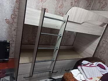 2х ярусный кравать: Двухъярусная детская кровать, ЛДСП — 1