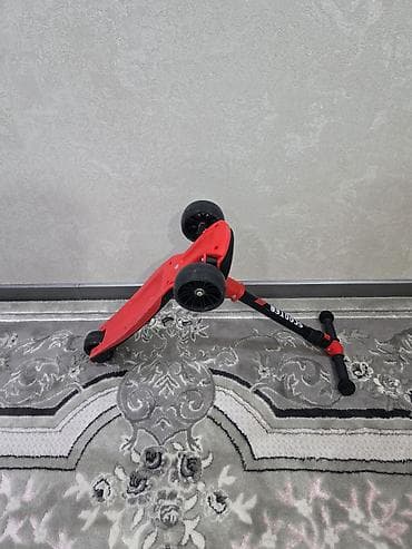 Детские самокаты: Детский самокат, Трёхколёсный, Б/у — 4