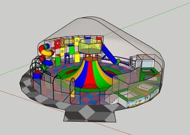 Детский игровой лабиринт/интерактивная площадка для помещения - — 2