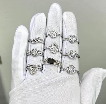 нитрат серебра купить: Кольцо, Помолвочное, Проба 925, Женские, Новый — 7