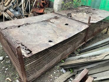 продажа щенков немецкой овчарки с документами в бишкеке: Продаю железную клетку, пол из высечки, бока сетка, можно разделить на — 5