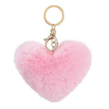 милые вещи: Пушистый брелок-сердце 💗 Мягкий, приятный на ощупь и очень милый — — 2