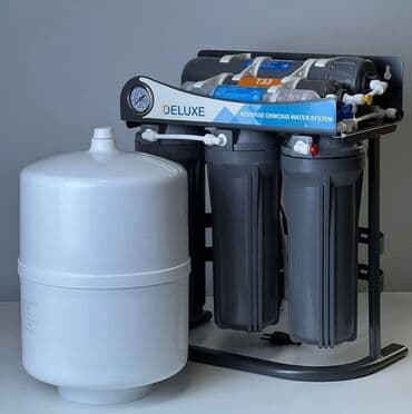 электрические казан: Фильтр для питьевой воды, Кол-во ступеней очистки: 7, Бесплатная установка, Объем бака: 10 литров, Тип очистки: Система обратного осмоса, Бренд: Deluxe — 1