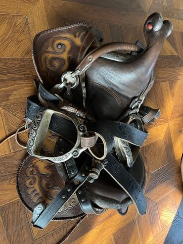 ит рабочий: Продается седло авторского производства,натуральная кожа. Стремя и — 6