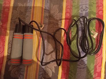 Спортивные сумки: Скакалка для фитнеса и кардиотренировок. - Ручки с мягкими — 1