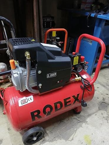 Инструменты: Компрессор воздушный RODEX, электрический - Мощность: 2.0 HP — 2