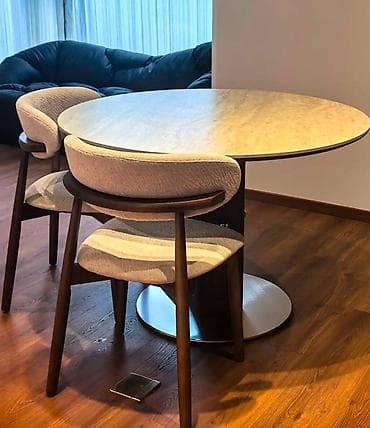 Строительные леса, стойки: Кухонный стол и стул, цвет - Белый — 2