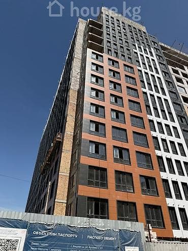учас: 2 бөлмө, 79 м², Элитка, 13 кабат, Даяр ПСО (өзү оңдоп түзөтүп бүтүү үчүн) — 3