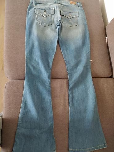 джинсы ливайс: Джинсы, Клеш, LeviS, США, Низкая талия, M — 2
