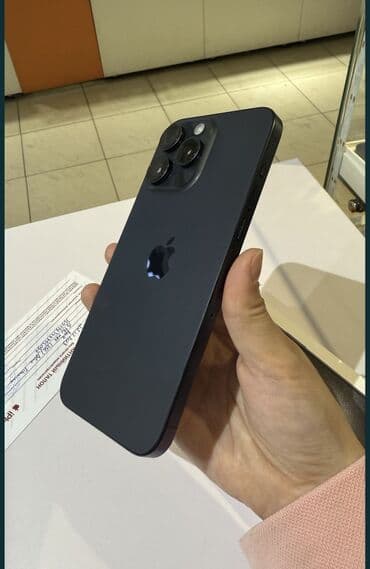 iphone 16 про макс бишкек: IPhone 15 Pro Max, Б/у, 256 ГБ, Кабель, Коробка, 80 % — 2