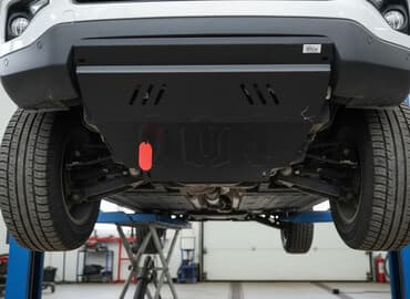 антикоррозийное покрытие: Продаю б/у(практически новая) универсальную защиту картера двигателя — 1