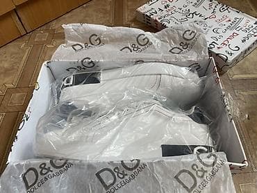 Личные вещи: Мужские кроссовки, 41, 41.5, 42, Dolce & Gabbana, Новый, цвет - Белый, Бесплатная доставка, Платная доставка, Самовывоз — 5